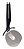Cortador De Pizza Original Preto 23x9cm Inox - Kitchenaid - Imagem 1