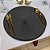 Conjunto 6 Jogo Americano Redondo 38cm Preto - Imagem 2