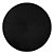 Conjunto 6 Jogo Americano Redondo 38cm Preto - Imagem 1