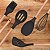Kit 12 Utensílios Cozinha Silicone Cabo Bambu Resistente Preto - Imagem 3