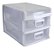 Organizador Mesa Escritório Porta Caneta C/ 2 Gavetas - Imagem 2
