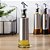 Kit 2 Porta Condimento Galheteiro Azeite Vinagre Vidro Inox - Imagem 9