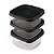 Kit 3 Potes Quadrados Multiuso 580ml - Imagem 1