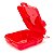 Sanduicheira Infantil Disney Minnie Escolar 3d Plasútil Vermelho Minnie - Imagem 5