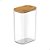 Pote Hermético Tampa De Bambu Natural 2,3l - Imagem 1