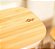 Pote Hermético Tampa De Bambu Branco 650ml - Imagem 3