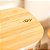 Pote Hermético Tampa De Bambu Natural 1,5l - Imagem 4