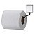 Porta Papel Higiênico Papeleira Banheiro Aço Inox Quadrado - Imagem 1
