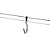 Suporte Utensilios Barra Piatina 30 Cm C/ 6 Ganchos Cromado - Imagem 5