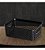 Cesto Organizador Multiuso Decorativo 17 X 12 X 6cm Preto - Imagem 2
