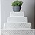 Cesto Organizador Multiuso Decorativo 39 X 27 X 7,5cm Branco - Imagem 3