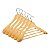 Kit 6 Cabides Executivos Madeira Ombreira Blazers Paramount - Imagem 1