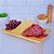 Kit 4 Bandeja Bambu 24cm Prato Sushi Restaurante Multiuso - Imagem 3