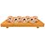 Kit 4 Bandeja Bambu 24cm Prato Sushi Restaurante Multiuso - Imagem 9