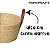 Cesto Multiuso De Fibra Natural 24x11 Com Alça Marrom - Imagem 3