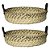 Kit 2 Cesta Redondo Seagrass Natural 38cm - Imagem 1