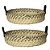 Kit 2 Cesta Redondo Seagrass Natural 38cm E 30cm - Imagem 1