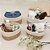 Kit 2 Cesto Organizador Branco Pequeno Multiuso Natural - Imagem 2