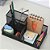 Kit 1 Organizador De Mesa Aramado + 1 Porta Canetas Lápis Papel - Imagem 4