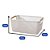 Kit 2 Cesto De Armazenamento Decoração Multiuso 27x18cm Branco - Imagem 5