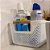 Kit 2 Cesto De Armazenamento Decoração Multiuso 27x18cm Branco - Imagem 4