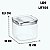 Pote Hermético 1100ml Arthi Com Tampa Tripla Vedação Para Mantimentos E Alimentos Secos - Imagem 2