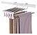 Kit 2 Cabide Mágico Inox Retrátil Com 5 Varetas – Organização E Praticidade Para Seu Guarda-roupa - Imagem 9