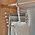 Kit 3 Cabide Mágico Inox Retrátil Com 5 Varetas Organização - Imagem 4