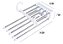 Kit 3 Cabide Mágico Inox Retrátil Com 5 Varetas Organização - Imagem 2