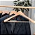 Kit 10 Cabides Executivos Madeira Ombreira Blazers Paramount - Imagem 3