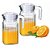 Kit 2 Jarra C/tampa 500ml Para Água Suco Vidro Grosso Com Alça - Imagem 1