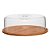 Porta Bolo Bambu Com Tampa 28cm Ecokitchen Class Home - Imagem 1