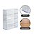 Kit 2 Porta Óculos Escuro Sol Organizador Estojo 4 Divisórias - Imagem 6