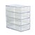 Organizador 4 Gavetas Divisórias Maquiagem Acrilico Transparente - Imagem 1
