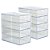 Kit 2 Organizador 4 Gavetas Divisórias Maquiagem Acrilico Transparente - Imagem 1