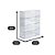 Organizador 4 Gavetas Divisórias + Porta Oculos Acrilico Transparente - Imagem 9