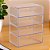 Organizador 4 Gavetas Divisórias + Porta Oculos Acrilico Transparente - Imagem 4