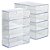 Organizador 4 Gavetas Divisórias + Porta Oculos Acrilico Transparente - Imagem 1