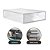 Kit 2 Organizador Gaveta Divisória Roupa Calçado Acrilico Transparente - Imagem 5