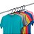 Cabide Plástico Roupa Calça Camisa 20un Adulto Multiuso - Imagem 3