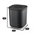 Kit Organizador De Pia Porta Detergente Lixeira  4l Cozinha - Preto - Imagem 7