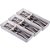 Kit 3 Organizador De Gavetas Com Separador Móvel 35x12x5 Cm - Imagem 1