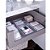 Kit 2 Organizador Modular 22cm Paramount Diamond Gavetas Talheres - Imagem 9