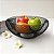 Fruteira Centro De Mesa Decorativo Em Metal 30x14cm Preto - Imagem 7