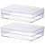 Kit 2 Organizador Modular 22x15cm Paramount Diamond Gavetas Talheres - Imagem 1