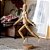 Boneco Madeira Flexível E Articulado 30cm - Imagem 3