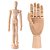 Kit Boneco + Mão Madeira Flexível E Articulado 30cm - Imagem 1