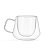 Xícara De Vidro Duplo 200ml Borossilicato Térmica Elegante Organize Já - Imagem 6