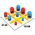 Jogo Da Velha Hash Toy Infantil Tabuleiro Interativo Color - Imagem 2