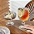 Kit 6 Taça Vidro Canelado Graffiato Vinho Transparente 380ml - Imagem 6